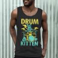 Women's Cute Drummer Cat Drum Kitten Men Tank Top Women's Cute Drummer Cat Drum Kitten Men Tank Top