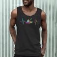 Women's Kayaking Heartbeat Tie Dye Canoe Boating Kayaks Men Tank Top