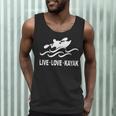 Women's Kayaking Live Love Kayak Kayaker Canoe Boat Paddling Lover Men Tank Top