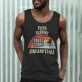 Women's Retro Muay Thai Martial Arts Fighter Graphic Men Tank Top