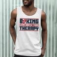 Boxing Less Costly Than Therapy Muay Thai Boxing Men Tank Top
