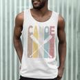 Canoe Vintage Canoeing Retro Canoe Paddling Men Tank Top
