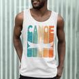 Canoe Vintage Canoeing Retro Canoe Paddling Raglan Baseball Tee Men Tank Top