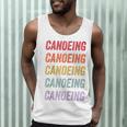 Canoeing Raglan Baseball Tee Men Tank Top