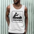 Cool Outdoor Water Sport Canoe Raglan Baseball Tee Men Tank Top