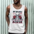 Don't Mess With A Boxer Kickboxer Fan Muay Thai Boxing Men Tank Top