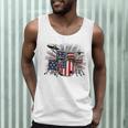 Drum Kit With American Flag Graphic For Musicians Men Tank Top Drum Kit With American Flag Graphic For Musicians Men Tank Top