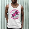 This Girl Knows How To Box Muay Thai Kickboxer Fan Boxing Men Tank Top