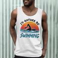 I'd Rather Be Swimming Retro Swim Swimmer Men Tank Top I'd Rather Be Swimming Retro Swim Swimmer Men Tank Top