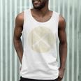 Retro Vintage Canoe Paddles Crossing Canoe & Kayaking Men Tank Top