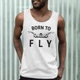 Swimmer Swim Team Born To Fly Butterfly Stroke Swimming Men Tank Top Swimmer Swim Team Born To Fly Butterfly Stroke Swimming Men Tank Top