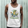 T-Rex Drumming With Drum Kit And Musical Notes Men Tank Top T-Rex Drumming With Drum Kit And Musical Notes Men Tank Top