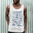 Women's Canoe Wilderness Gear Vintage Chart Collection Illustration Men Tank Top