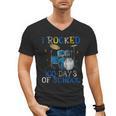 100th Day Of School T Shirt Happy 100 Days Drum Kit Music Men's V-Neck T-Shirt, trending gift