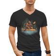 Bigfoot Kayak Paddling Lake Canoe Bigfoot Sasquatch Kayaking Men's V-Neck T-Shirt, trending gift Bigfoot Kayak Paddling Lake Canoe Bigfoot Sasquatch Kayaking Men's V-Neck T-Shirt, trending gift