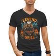 Bigfoot Legend Of The Grill BBQ Dad Father Day 2026 Men's V-Neck T-Shirt, trending gift