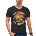 Brisket Butts Ribs And Freedom BBQ Dad Men's V-Neck T-Shirt, trending gift