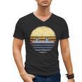 Canoe Canoeing Vintage Sunset Men's V-Neck T-Shirt, trending gift