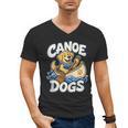 Canoe Dogs Golden Retriever Paddling Graphic Men's V-Neck T-Shirt, trending gift Canoe Dogs Golden Retriever Paddling Graphic Men's V-Neck T-Shirt, trending gift