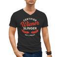 Certified Wiener Slinger BBQ Dad 4th Of July Men's V-Neck T-Shirt, trending gift