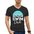 Dad Father School Swimming Meet Swimmer Swimmer Men's V-Neck T-Shirt, trending gift Dad Father School Swimming Meet Swimmer Swimmer Men's V-Neck T-Shirt, trending gift