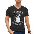 Drum Kit Graphic For a Drummer With Percussion Instruments Men's V-Neck T-Shirt, trending gift