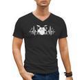 Drum Kit Heartbeat Drummer Music Lover EKG Pulse Set Note Men's V-Neck T-Shirt, trending gift