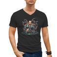 Drum Kit Percussionist Drummer Octopus Playing Drums Men's V-Neck T-Shirt, trending gift Drum Kit Percussionist Drummer Octopus Playing Drums Men's V-Neck T-Shirt, trending gift