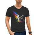 Drummer Silhouette Drum Kit Splatter Art Men's V-Neck T-Shirt, trending gift Drummer Silhouette Drum Kit Splatter Art Men's V-Neck T-Shirt, trending gift