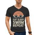 Eat Sleep Swim Repeat Swimmer Swimming Men's V-Neck T-Shirt, trending gift Eat Sleep Swim Repeat Swimmer Swimming Men's V-Neck T-Shirt, trending gift
