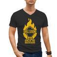 Grill Legend King Of The Backyard BBQ Dad Humor Chef Men's V-Neck T-Shirt, trending gift