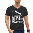 Life Is The Better In The Water Swimming Swimmers Men's V-Neck T-Shirt, trending gift Life Is The Better In The Water Swimming Swimmers Men's V-Neck T-Shirt, trending gift