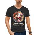 MMA Thai Boxing Art Of Eight Limbs Combat Muay Thai Men's V-Neck T-Shirt, trending gift MMA Thai Boxing Art Of Eight Limbs Combat Muay Thai Men's V-Neck T-Shirt, trending gift