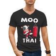 Moo Thai Muay Thai Thai Boxing For Kids Muay Thai Cow Men's V-Neck T-Shirt, trending gift Moo Thai Muay Thai Thai Boxing For Kids Muay Thai Cow Men's V-Neck T-Shirt, trending gift