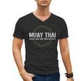 Muay Thai Begins And Ends With Respect Martial Arts Men's V-Neck T-Shirt, trending gift