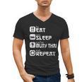 Muay Thai Boxing Thai Boxer Thai Kickboxing Men's V-Neck T-Shirt, trending gift