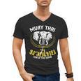 Muay Thai Thai Boxing Elephant Martial Arts T-Shirt Men's V-Neck T-Shirt, trending gift