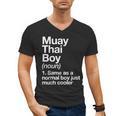 Muay Thai Boy Definition Martial Arts Sports Men's V-Neck T-Shirt, trending gift