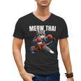 Muay Thai Cat Meow Thai Boxing Martial Art Kids Men's V-Neck T-Shirt, trending gift Muay Thai Cat Meow Thai Boxing Martial Art Kids Men's V-Neck T-Shirt, trending gift