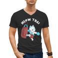 Muay Thai Cat Meow Thai Punch Bag Martial Arts Men's V-Neck T-Shirt, trending gift Muay Thai Cat Meow Thai Punch Bag Martial Arts Men's V-Neck T-Shirt, trending gift