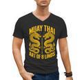 Muay Thai Dragons Thai Boxing Fighter Men's V-Neck T-Shirt, trending gift