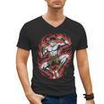 Muay Thai Elbow Strike Silhouette Minimal Clean Sport Men's V-Neck T-Shirt, trending gift