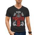 Muay Thai Fighter Is 18 Thai Boxing Muay Thai 18th Birthday Men's V-Neck T-Shirt, trending gift