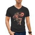 Muay Thai Fighter Southpaw Stance Minimal Silhouette Clean Men's V-Neck T-Shirt, trending gift Muay Thai Fighter Southpaw Stance Minimal Silhouette Clean Men's V-Neck T-Shirt, trending gift