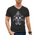 Muay Thai Gorilla Thai Boxing And Fighting Men's V-Neck T-Shirt, trending gift