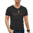 Muay Thai Heartbeat Vintage ECG Cardiogram Retro Men's V-Neck T-Shirt, trending gift