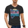 Muay Thai Kickboxing Retro Free Head Kicks Men's V-Neck T-Shirt, trending gift