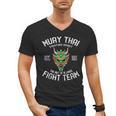 Muay Thai Oni Fight Team Kickboxing Men's V-Neck T-Shirt, trending gift Muay Thai Oni Fight Team Kickboxing Men's V-Neck T-Shirt, trending gift