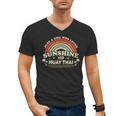 Muay Thai Shirt A Girl Who Loves Sunshine And Muay Thai Men's V-Neck T-Shirt, trending gift Muay Thai Shirt A Girl Who Loves Sunshine And Muay Thai Men's V-Neck T-Shirt, trending gift