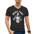Muay Thai Skeleton Fighter MMA Club Coach Martial Arts Fight Men's V-Neck T-Shirt, trending gift Muay Thai Skeleton Fighter MMA Club Coach Martial Arts Fight Men's V-Neck T-Shirt, trending gift